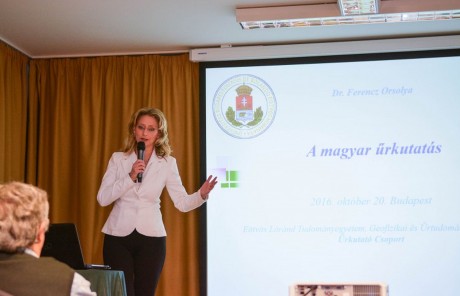 Dr. Ferencz Orsolya űrkutató előadása a Szent István Művelődési Házban szerdán